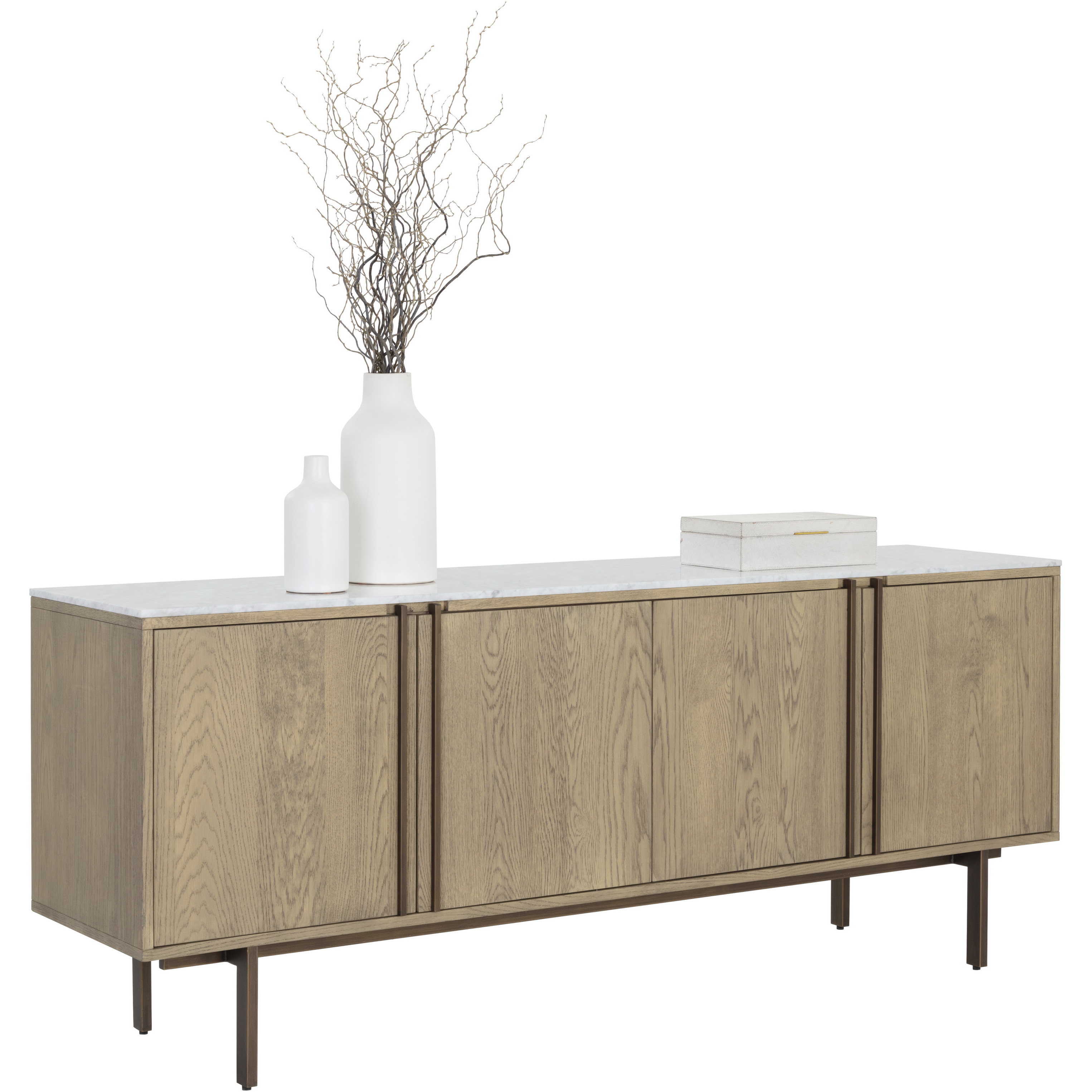 Briar 78.75 X 19 inch Weathered Oak Sideboard